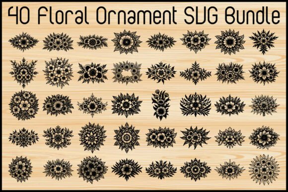 40 Floral Ornament SVG Bundle Review