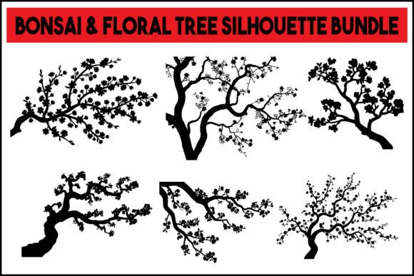 Bonsai Floral Tree Silhouette Bundle Review