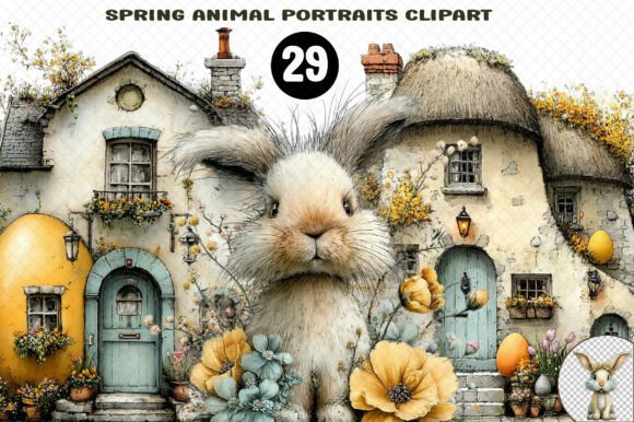 Cottagecore Bunny Floral PNG Review