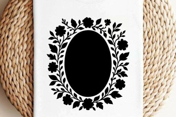 Floral Frame Clipart Vector Silhouette: Graphics and Illustrations Review