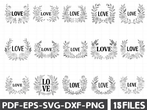 Flower Border SVG, Floral Corner Svg Graphics and Illustrations