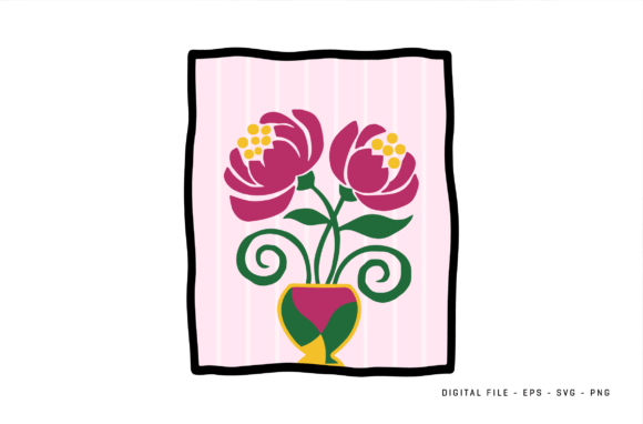 Folk Art Floral SVG: Graphics and Illustrations for Branding