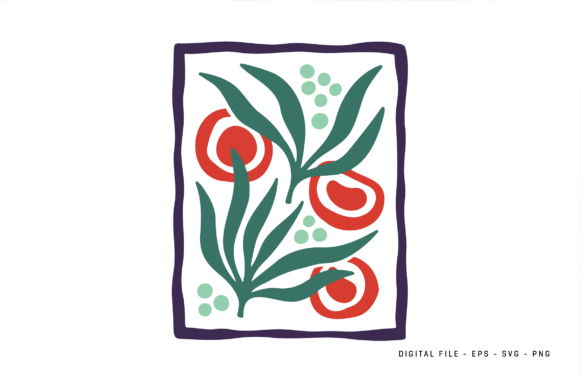 Mid Century Modern Floral SVG: Graphics and Illustrations Review