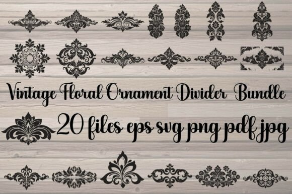Vintage Floral Ornament Divider Bundle Review
